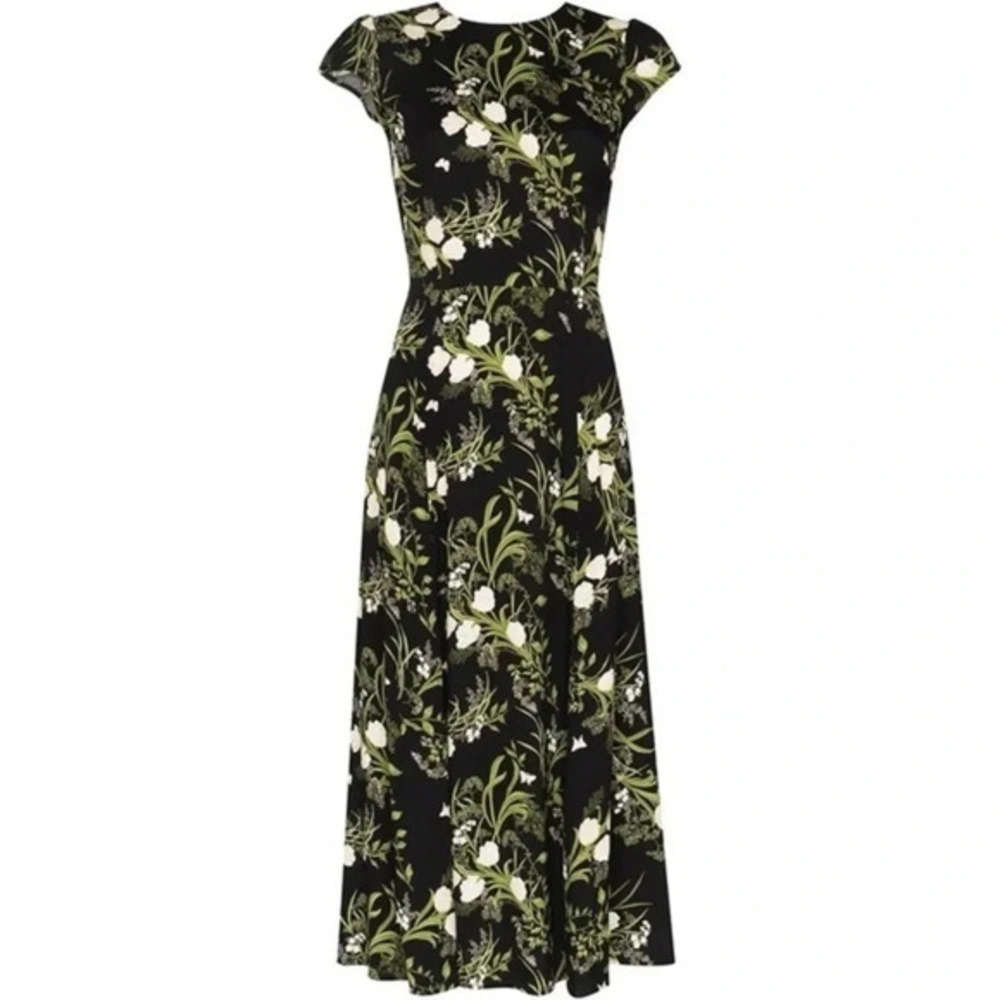 Reformation Gavin Midi in Anastasia Dress Size 0 B1602